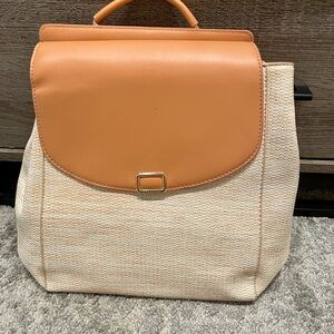 Stylish Tan and Cream Women's Bag